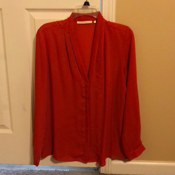 Violet & Claire Tops - Red holiday blouse